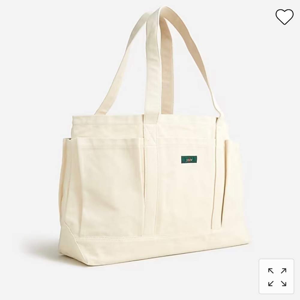J Crew Extra Large Seaport Tote Bag in Canvas